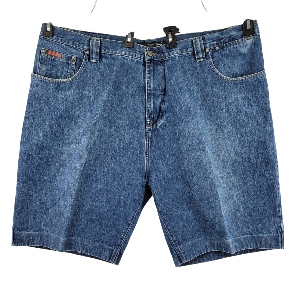Drunknmunky Denim Shorts 50 Blue Baggy‎ Y2K Hip Hop Mens